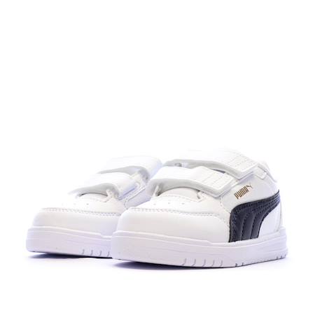 Basket garçon modèle shuffle downtown lo v inf Blanc+Blanc white 6 - vertbaudet enfant 