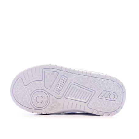 Baskets garçon shuffle downtown Blanc+Blanc white 4 - vertbaudet enfant 