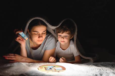 Projecteur à histoires et lampe torche bluey BLEU 5 - vertbaudet enfant 