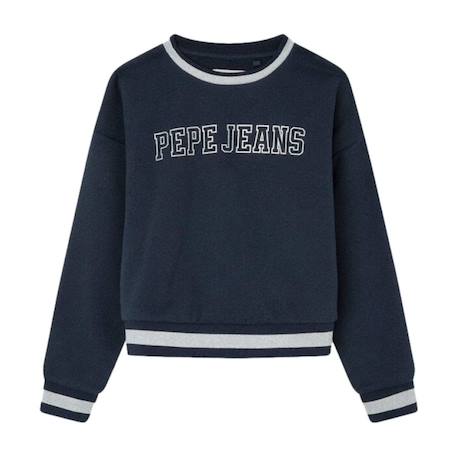 Sweat fille tiziana Marine 1 - vertbaudet enfant 