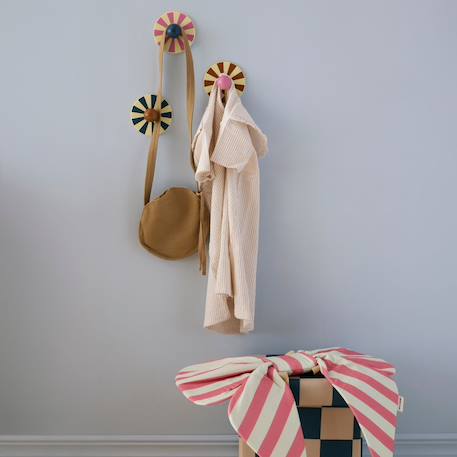 Lot de 3 patères circus Multicolore 5 - vertbaudet enfant 