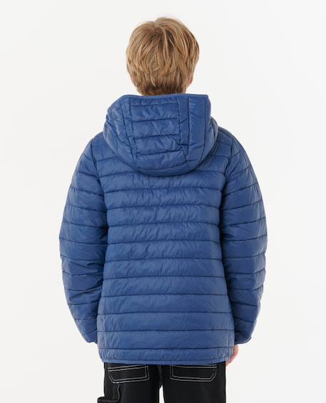 Veste puffer anti-series search enfant Black+Light navy 9 - vertbaudet enfant 