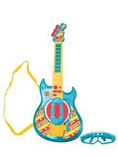 Jouet-Guitare électronique lumineuse avec lunettes et micro minions