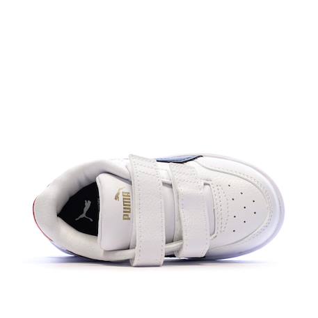 Baskets garçon shuffle downtown Blanc+Blanc white 3 - vertbaudet enfant 