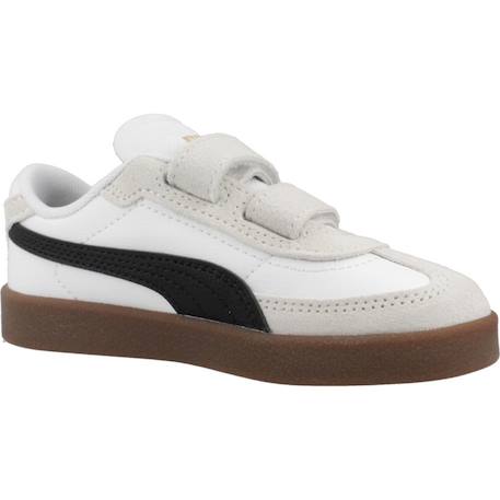 Baskets bébé garçon en cuir Blanc white 5 - vertbaudet enfant 