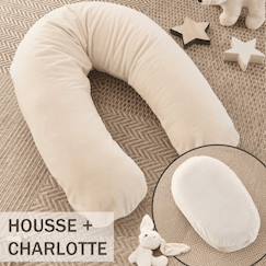 Puériculture-Pack coussin de maternité xxl - idéal grossesse, allaitement et pouf pour enfant