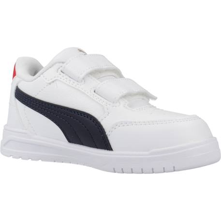 Baskets garçon shuffle downtown Blanc+Blanc white 11 - vertbaudet enfant 