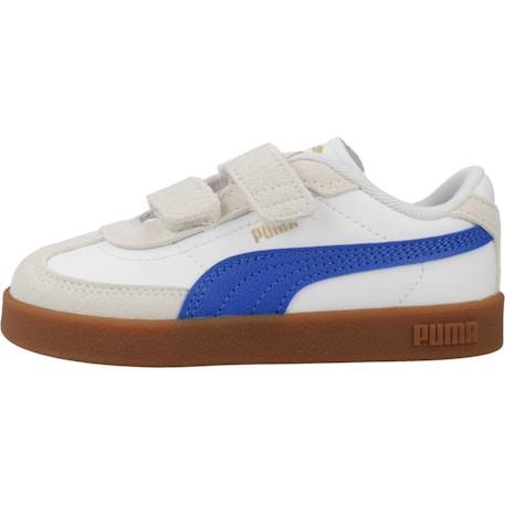 Baskets bébé garçon en cuir Blanc white 2 - vertbaudet enfant 