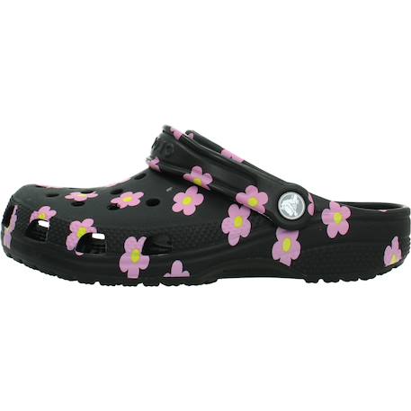 Tongs fille modèle classic flower clog Noir 2 - vertbaudet enfant 