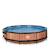 Piscine couverte wood ø360x76cm avec pompe filtrante Gris+Gris clair+Marron+Vert 15 - vertbaudet enfant 