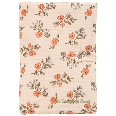 Protège-carnet de santé fleurs et fougère Fleurs, fougère 1 - vertbaudet enfant 