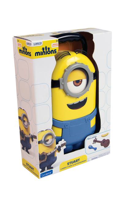 Malette de jeu les minions en forme de personnage stuart Jaune 4 - vertbaudet enfant 