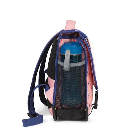 Cartable 38 cm fille pol fox heart réversible avec - compartiments - primaire - motif coeur et éclair Multicolore 6 - vertbaudet enfant 