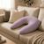 Coussin de maternité 3 en 1 : grossesse, allaitement & repos - housse double gaze coton Bleu+Rose fushsia+Rose pâle+Vert 13 - vertbaudet enfant 