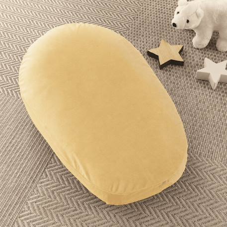 Pack coussin de maternité xxl - idéal grossesse, allaitement et pouf pour enfant Jaune 3 - vertbaudet enfant 