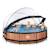 Piscine couverte wood ø360x76cm avec pompe filtrante Gris+Gris clair+Marron+Vert 18 - vertbaudet enfant 