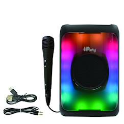 Jouet-Enceinte taille medium bluetooth® lumineuse effet flammes multicolores avec micro