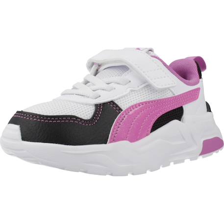 Baskets bébé fille en textile Blanc white 4 - vertbaudet enfant 