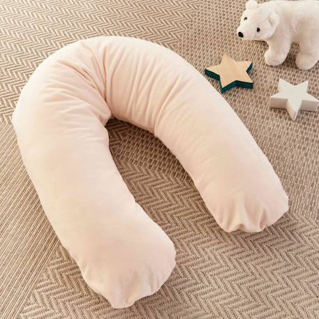 Pack coussin de maternité xxl - idéal grossesse, allaitement et pouf pour enfant Beige 4 - vertbaudet enfant 