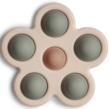 Pop-it fleur en silicone Beige, vert d'eau 1 - vertbaudet enfant 
