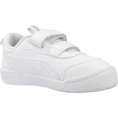 Baskets bébé garçon Blanc white 5 - vertbaudet enfant 