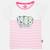T-shirt manches courtes fille Bleu+Jaune+Rose 13 - vertbaudet enfant 