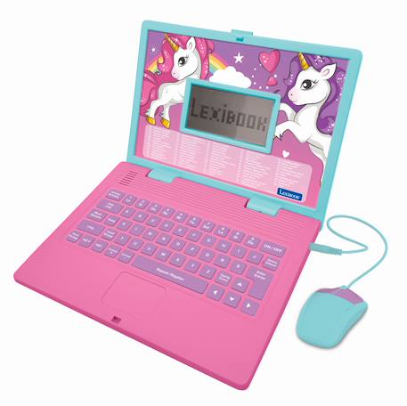 Ordinateur éducatif bilingue avec 164 activités au design licorne (en/fr) MULTICOLORE 1 - vertbaudet enfant 
