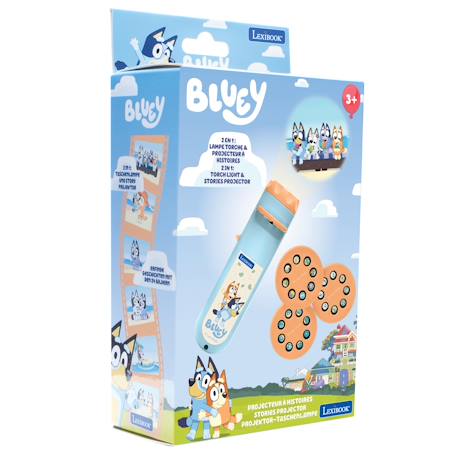 Projecteur à histoires et lampe torche bluey BLEU 3 - vertbaudet enfant 