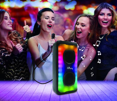 Enceinte grande taille bluetooth® lumineuse effet flammes multicolores avec micro MULTICOLORE 4 - vertbaudet enfant 