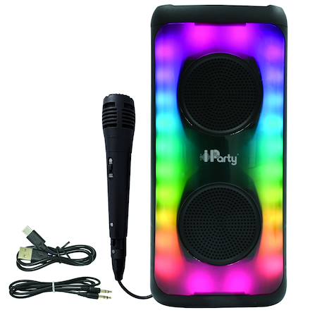 Enceinte grande taille bluetooth® lumineuse effet flammes multicolores avec micro MULTICOLORE 1 - vertbaudet enfant 