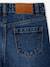 Jean fille large bas effiloché bleu foncé+denim bleached+gris+stone 5 - vertbaudet enfant 