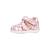 Sandales en cuir  à scratch Rose clair   blanc 2 - vertbaudet enfant 