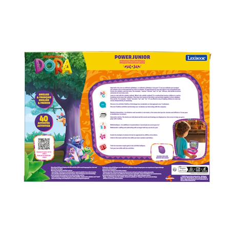 Mon premier ordinateur éducatif dora (en/fr) MULTICOLORE 4 - vertbaudet enfant 