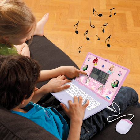 Ordinateur éducatif bilingue avec 164 activités disney princesses (en/fr) MULTICOLORE 5 - vertbaudet enfant 