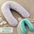 Pack coussin de maternité xxl - 2 housses : étoile & menthe - grossesse, maternité et allaitement Bleu 1 - vertbaudet enfant 