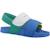 Tongs enfant garçon Bleu+Multicolore 11 - vertbaudet enfant 