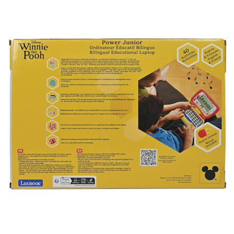 Mon premier ordinateur éducatif winnie (en/fr) MULTICOLORE 4 - vertbaudet enfant 