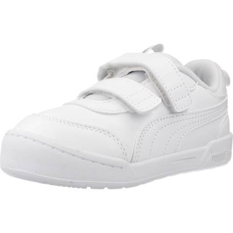 Baskets bébé garçon Blanc white 4 - vertbaudet enfant 