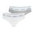 Lot de 2 slips fille coton ultra doux Blanc-bleu pastel+Blanc-gris chiné 6 - vertbaudet enfant 