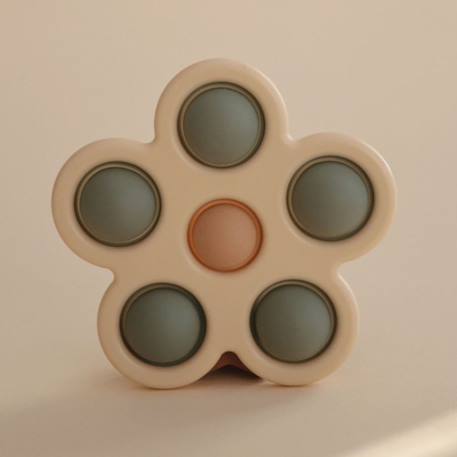 Pop-it fleur en silicone Beige, vert d'eau 3 - vertbaudet enfant 
