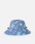 Chapeau pour enfant combo mid brim Faded denim 1 - vertbaudet enfant 