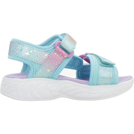 Sandales bébé fille en textile Multicolore prmt+Rose lpmt+Rose pkmt 1 - vertbaudet enfant 