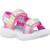 Sandales bébé fille en textile Multicolore prmt+Rose lpmt+Rose pkmt 17 - vertbaudet enfant 