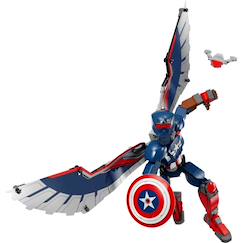 Jouet-Figurine du nouveau captain america à construire 76296