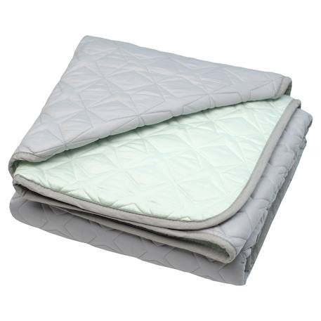 Tapis de parc tapis d'éveil bébé réversible en coton piqué Rose+Vert menthe 7 - vertbaudet enfant 
