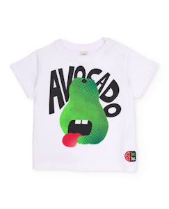 -T-shirt garçon en maille avec motif avocat