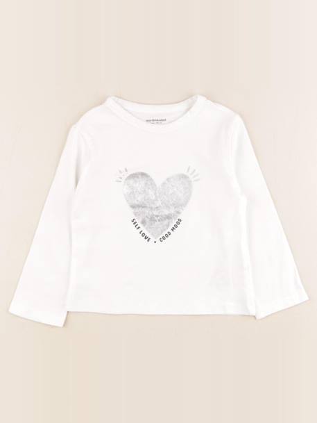 Tee-shirt - 2 ans Blanc 1 - vertbaudet enfant 