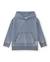 Sweat garçon en maille et denim effet délavé Bleu 2 - vertbaudet enfant 