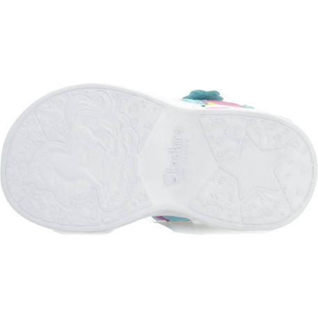 Sandales bébé fille en textile Multicolore prmt+Rose lpmt+Rose pkmt 6 - vertbaudet enfant 