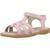 Sandale bébé cuir carmys Bleu 650+Marron 240+Rose 100 16 - vertbaudet enfant 